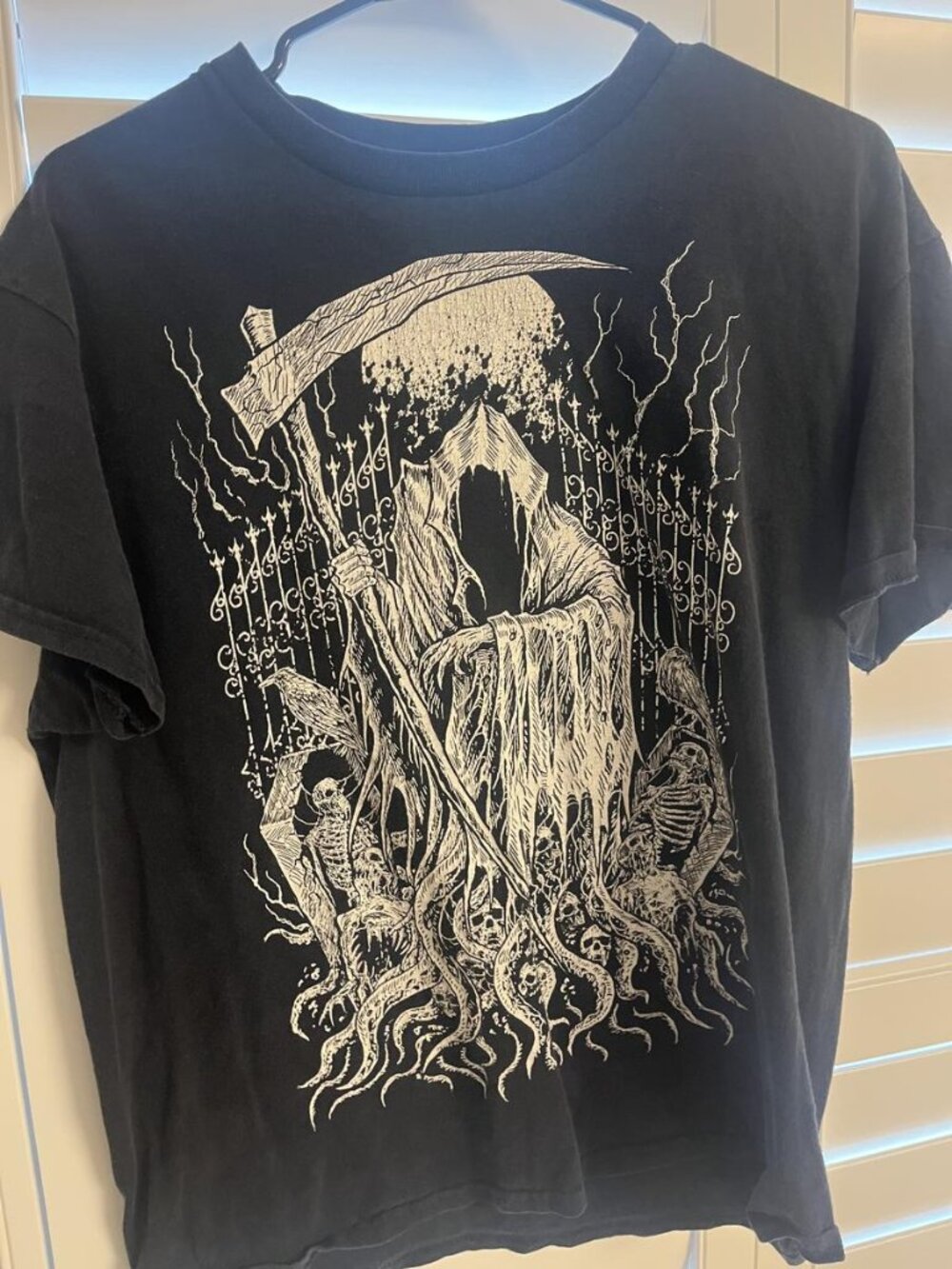 VampireFreaks “Graveyard Grim Reaper” graphic tee